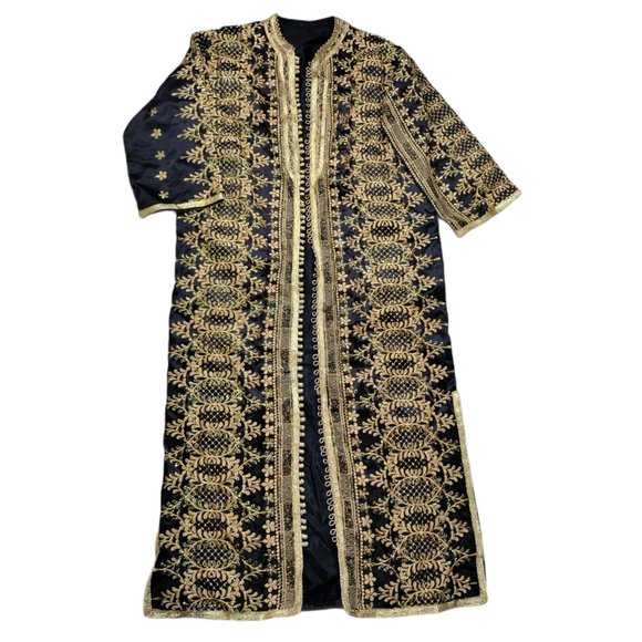 Handmade Other - Handmade Men Size L Vintage Traditional African Boubou Dashiki Robe Kaftan Bubu